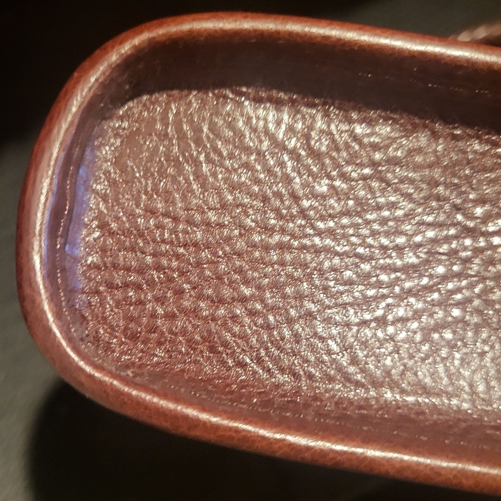 Brighton Brown Heart Pattern Women's Bag Purse Braided Strap - Picture 5 of 15